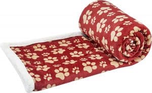 Paw Print Throw Blanket